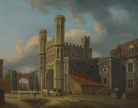 St. Augustine's Gate, Canterbury by Michael Angelo Rooker
