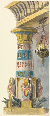 Design for an Egyptian Column