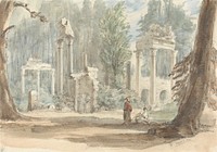 The Ruins from Leptis Magna as they Appeared in the Royal Park at Virginia Water