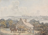 Landscape with Hay Cart before a Cottage