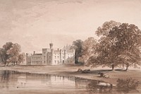 Chiddingstone Place, View from the Lake by William Knight