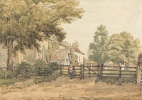 Aldenham Church by William Henry Hunt