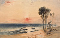 A Tropical Coast, Sunset