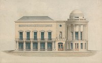 Argyll Concert Rooms, Regent Street, London: Elevation