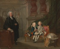 Prince George and Prince Edward Augustus, Sons of Frederick, Prince of Wales, with Their Tutor Dr. Francis Ayscough by Richard Wilson