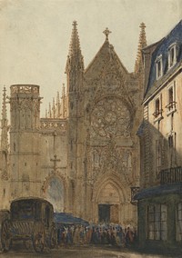 The Cathedral of St. Pierre, Caen by Ambrose Poynter