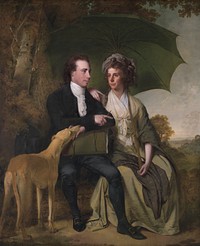 The Rev. and Mrs. Thomas Gisborne, of Yoxall Lodge, Staffordshire by Joseph Wright of Derby