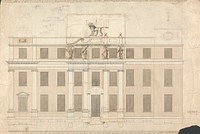 Langley Park, Norfolk: Elevation of the South Front