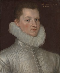 Sir John Smythe of Westenhanger, Kent (1557&ndash;1608) by Cornelis Ketel