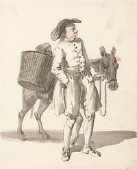 London Cries: Boy with a Donkey by Paul Sandby