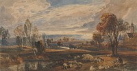 Landscape with Sheep