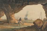 Coast Scene near Plymouth by Samuel Prout