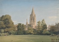 View from the Dean's Garden, Christ Church, Oxford