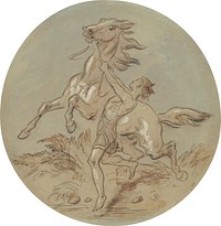 One of eighteen designs for a series of plates illustrating Venus and Adonis