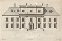 Cobham Hall, Kent: The Elevation of Cobham Hall in Kent