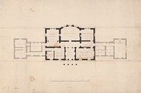 Design for Clifton Castle, Yorkshire: Ground Floor Plan