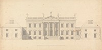 Lowther House, Westmorland: Elevation of the Court Front