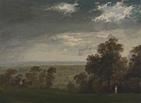 Landscape, Possibly the Isle of Wight or Richmond Hill by John Martin