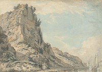 St. Vincent's Rock, Clifton, Bristol with Hotwell's Spring House in the Distance by Francis Wheatley
