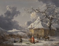 Winter Landscape with Figures