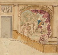 Diana and Actaeon: A Study for a Panel on a Staircase