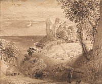 A Pastoral Scene by Samuel Palmer