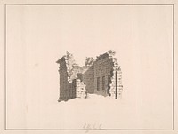 Left Corinthian Temple at Suttetula Modern Sheitla by James Bruce