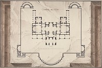 Plans of Ancient Roman Church: 4. Terme di Tito