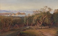 Corfu from Ascension by Edward Lear