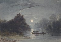 Moonlight River Scene