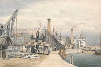 Ramsgate Harbour, Kent by John Monro