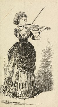 Woman playing the Violin