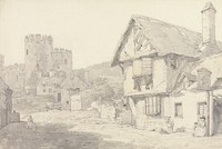 Conway, North Wales: The Castle and the Old College House by William Alexander
