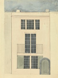 Elevation of a House by Edward Francis Burney