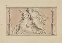 Winged Figure Slaying a Bull