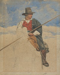 A Seated Figure on Horseback