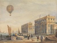 A Balloon Ascent near Greenwich Hospital