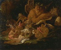 Puck and Fairies, from "A Midsummer Night's Dream"