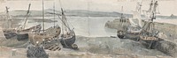 Penzance Pier from the Dolphin Inn Window, October 15, 1807