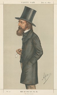 The Poet Laureate, Lord A. Tennyson (Vanity Fair series)