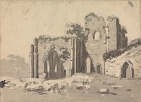Abbey Ruin by Sawrey Gilpin