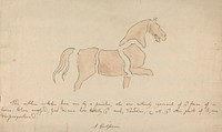 Disproportioned Horse Drawing by Sawrey Gilpin