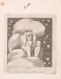 For Children. The Gates of Paradise, Plate 6, "Air" by William Blake.