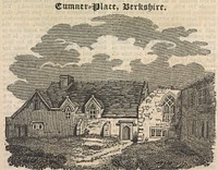 Cumner-Place, Berkshire (with text)(from the Mirror?); page 85 (Volume One)