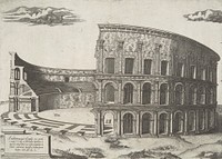 Amphitheatrum, Quod in Exquiliis non Procul a Templo S. Crucis in Hierusalem, Antonio Lafréry