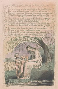 Songs of Innocence and of Experience, Plate 6, "The Little Black Boy"  (Bentley 10) by William Blake
