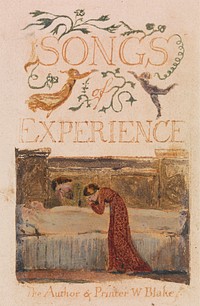 Songs of Innocence and of Experience, Plate 33, Experience Title Page  (Bentley 29)