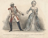 Mr. W. J. Hammond and Miss Daly as Othello and Desdemona at the New Strand Theatre