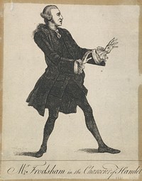 Mr. Frodsham in the Character of Hamlet