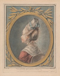 Head of a Young Girl turned toward the Left by Louis Marin Bonnet
